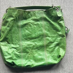 Green Leather Handbag